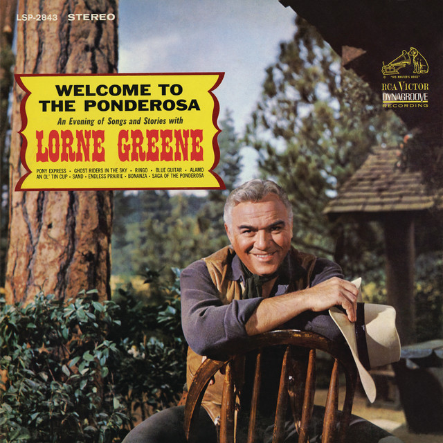 Lorne Greene Welcome to the Ponderosa cover artwork