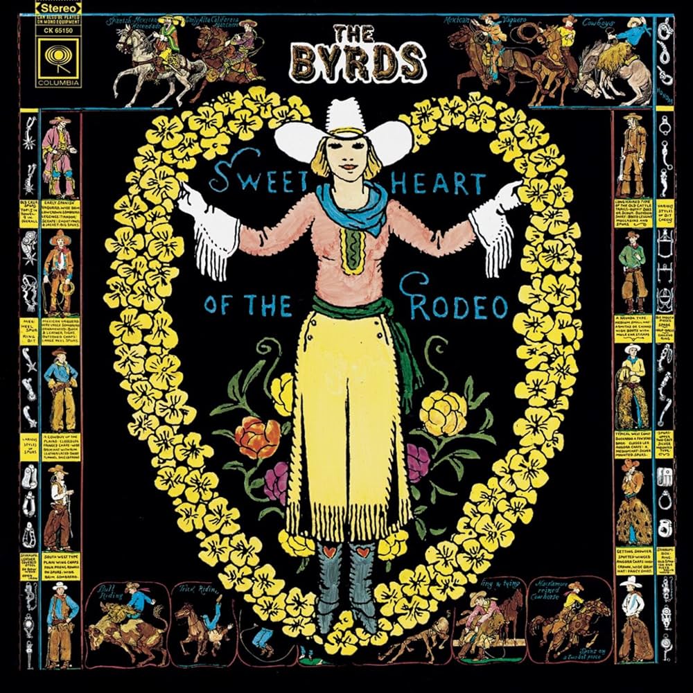 The Byrds Sweetheart of the Rodeo cover artwork