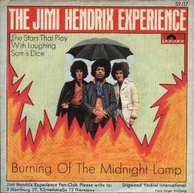 Jimi Hendrix — Burning of the Midnight Lamp cover artwork