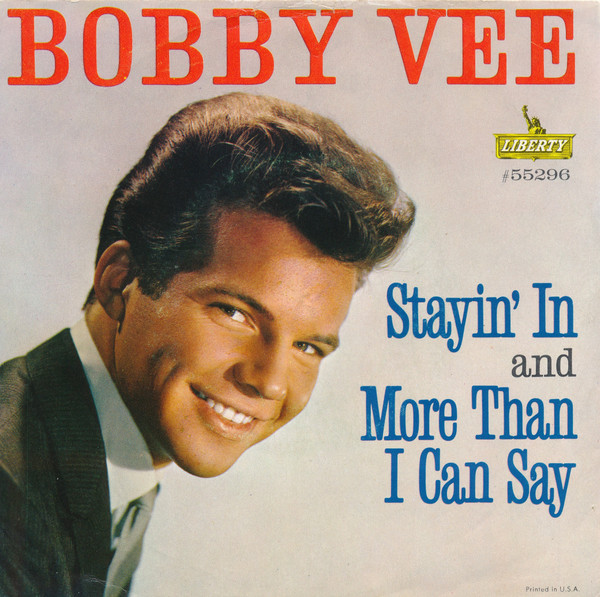 Bobby Vee — Stayin&#039; In cover artwork