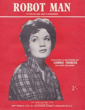 Connie Francis — Robot Man cover artwork