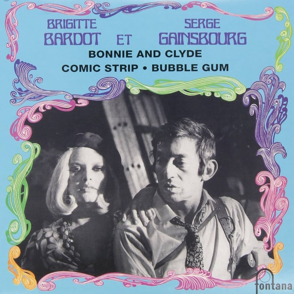 Brigitte Bardot &amp; Serge Gainsbourg — Bonnie and Clyde cover artwork