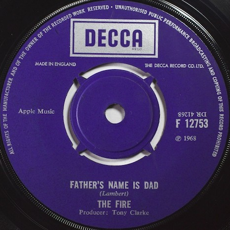 Fire — Father&#039;s Name Is Dad cover artwork
