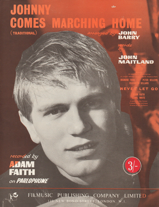 Adam Faith — When Johnny Comes Marching Home cover artwork