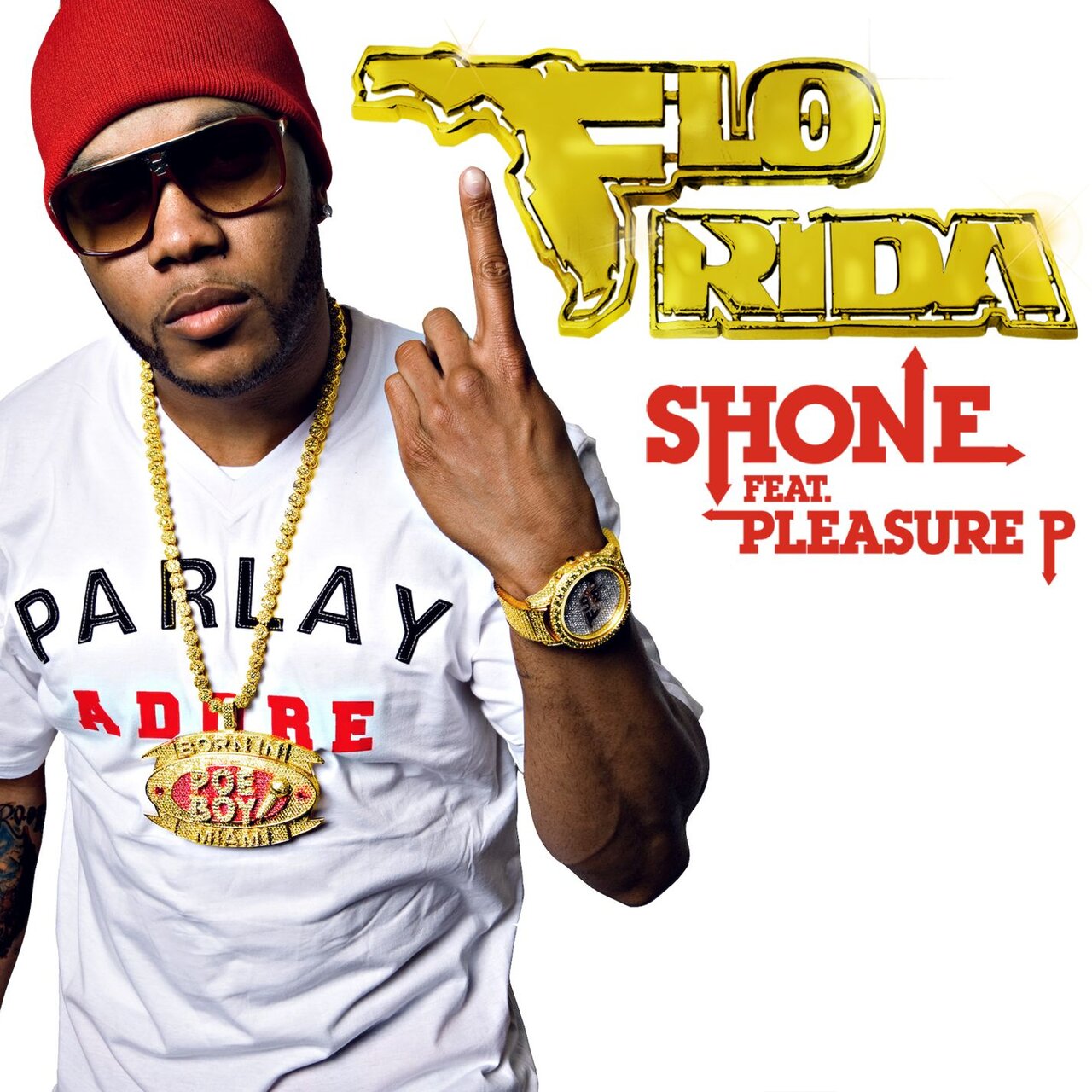 Flo Rida featuring Pleasure P — Shone cover artwork