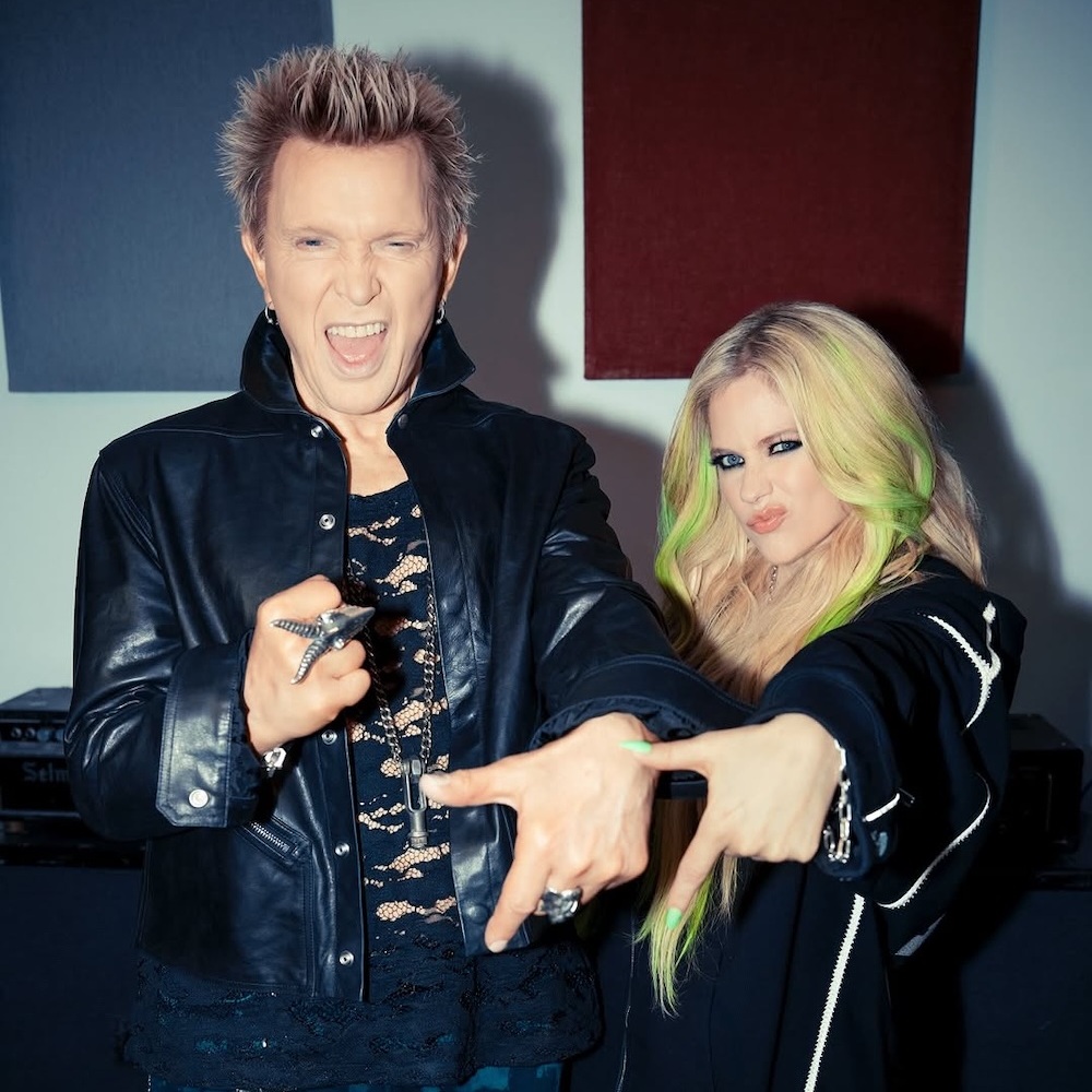 Billy Idol & Avril Lavigne — 77 cover artwork