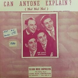 The Ames Brothers — Can Anyone Explain? cover artwork