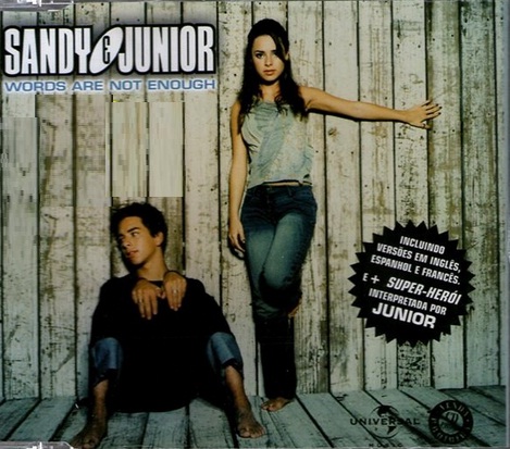 Sandy &amp; Junior — Words Are Not Enough cover artwork