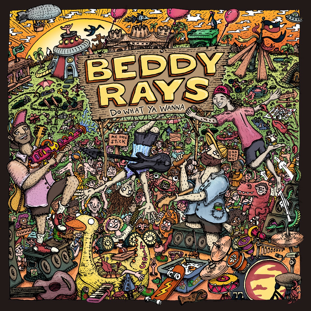 Beddy Rays — Red Lights cover artwork
