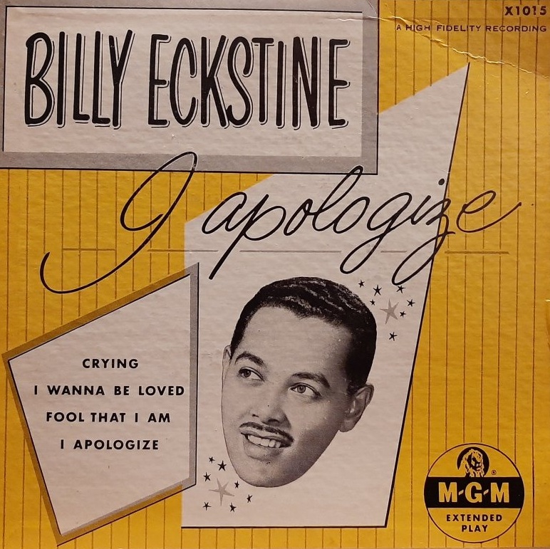 Billy Eckstine — I Apologize cover artwork