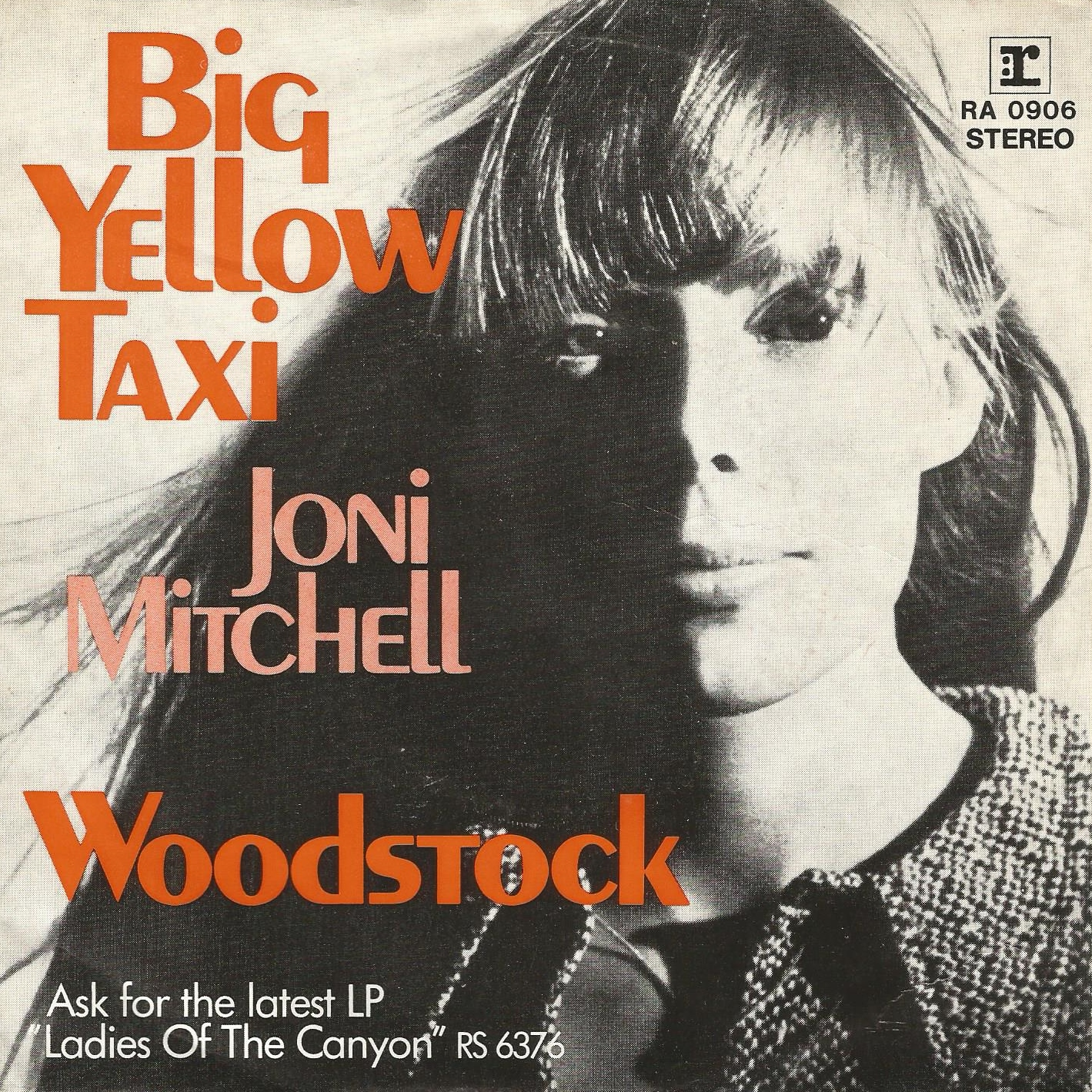 Joni Mitchell — Big Yellow Taxi cover artwork