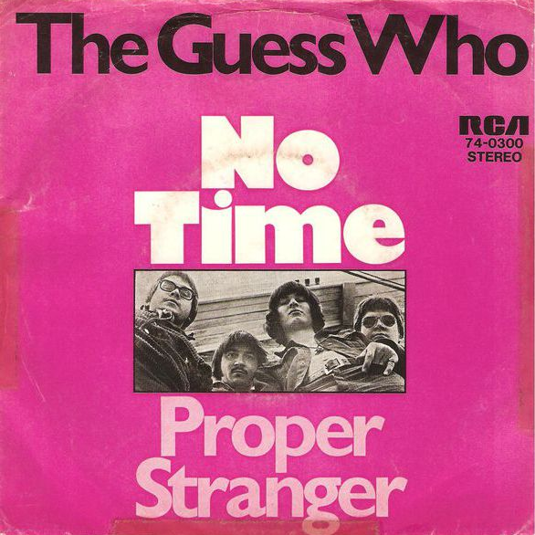 The Guess Who — No Time cover artwork