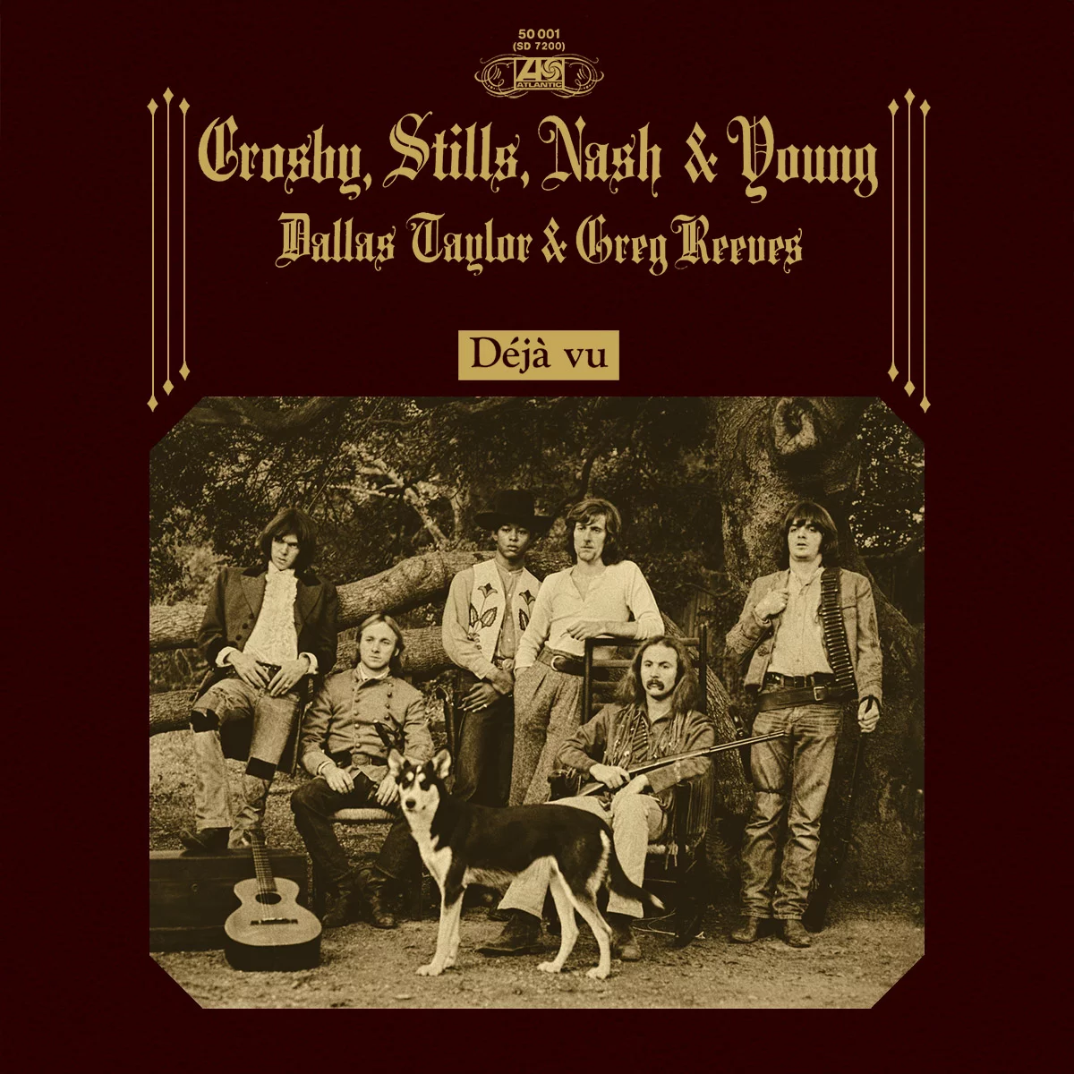 Crosby, Stills, Nash &amp; Young Déjà Vu cover artwork