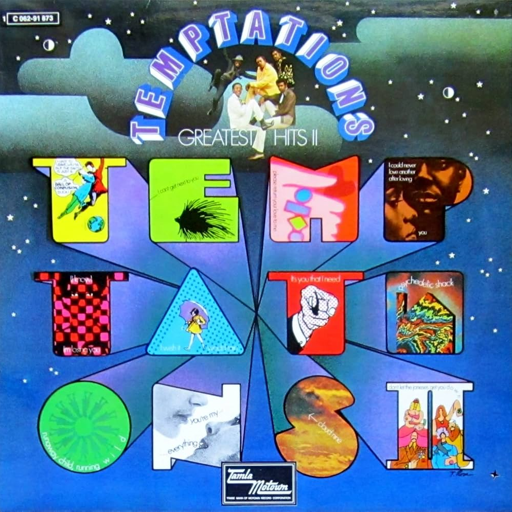 The Temptations Greatest Hits II cover artwork