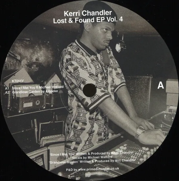 Kerri Chandler Lost &amp; Found EP Vol. 4 cover artwork
