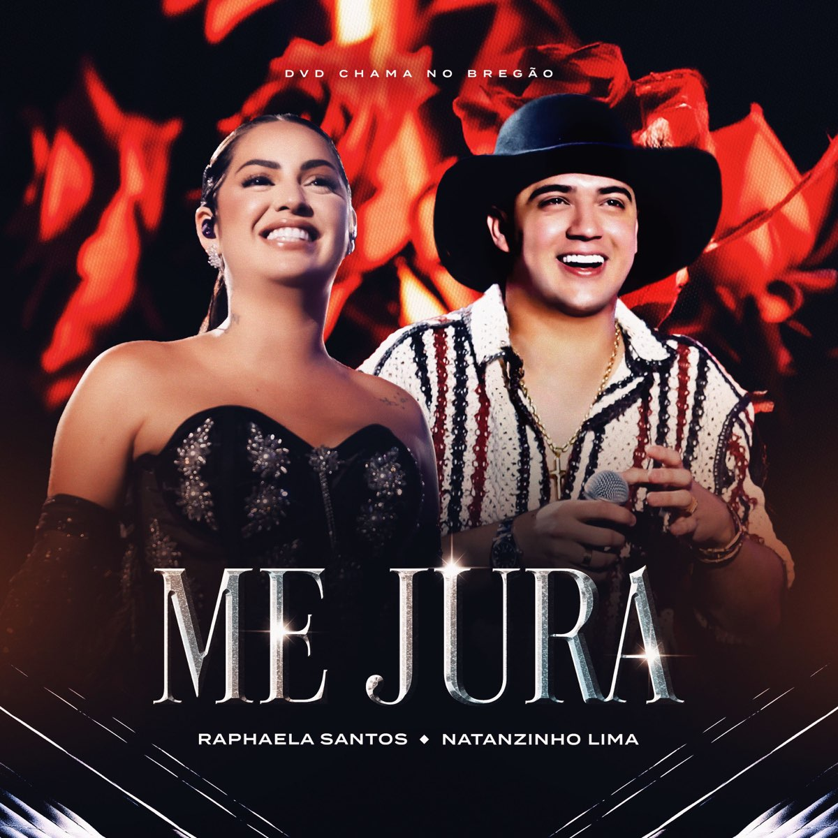 Raphaela Santos & Natanzinho Lima — Me Jura (Ao Vivo) cover artwork
