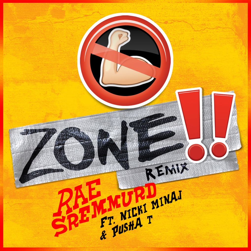 Rae Sremmurd featuring Nicki Minaj & Pusha T — No Flex Zone (Remix) cover artwork