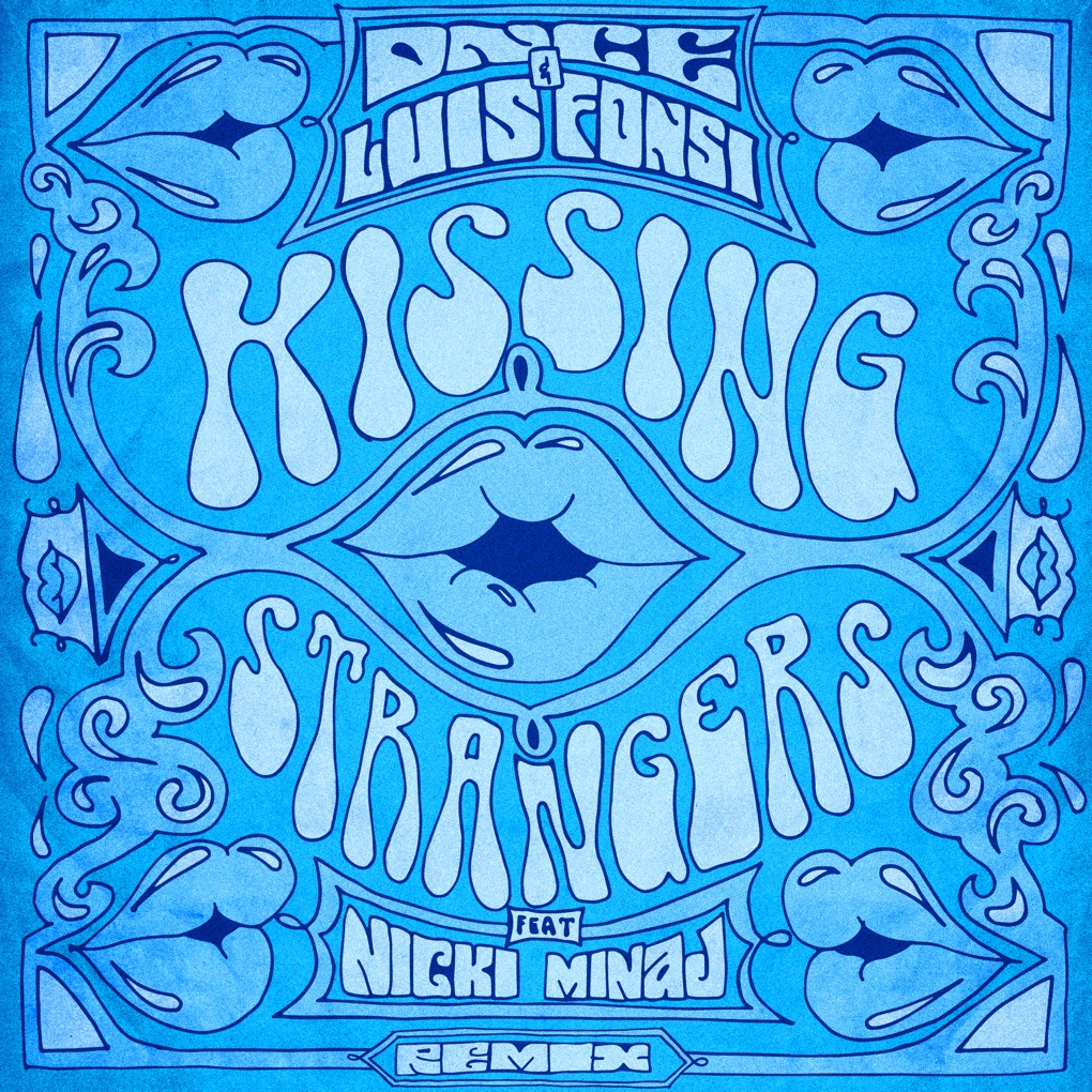 DNCE & Luis Fonsi ft. featuring Nicki Minaj Kissing Strangers (Remix) cover artwork