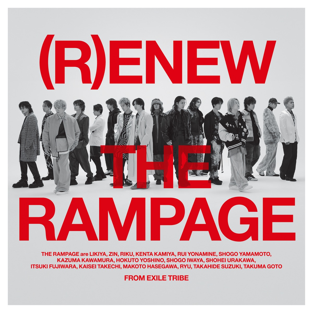 THE RAMPAGE from EXILE TRIBE (R)ENEW cover artwork