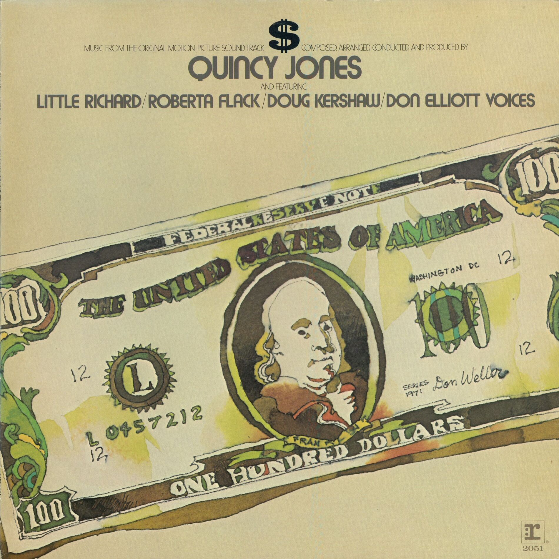Quincy Jones $ (Original Motion Picture Soundtrack) cover artwork