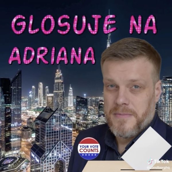 zandberg.hq — Drwal Prezydent (Adriana Na Na Na, Na Na Na) cover artwork