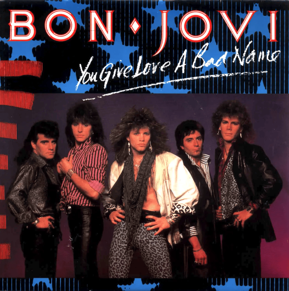 Bon Jovi — you get love a bad name cover artwork