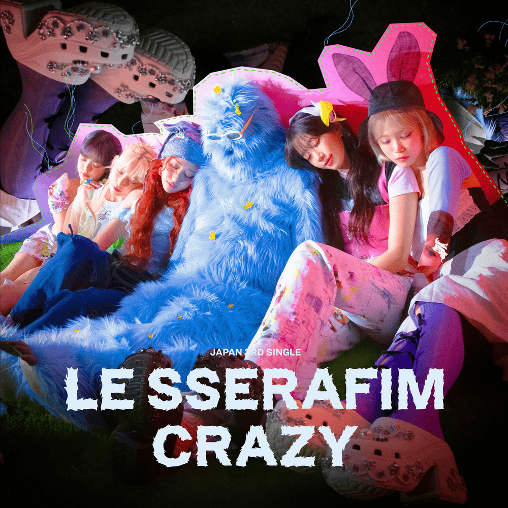LE SSERAFIM — CRAZY (Japanese Version) cover artwork