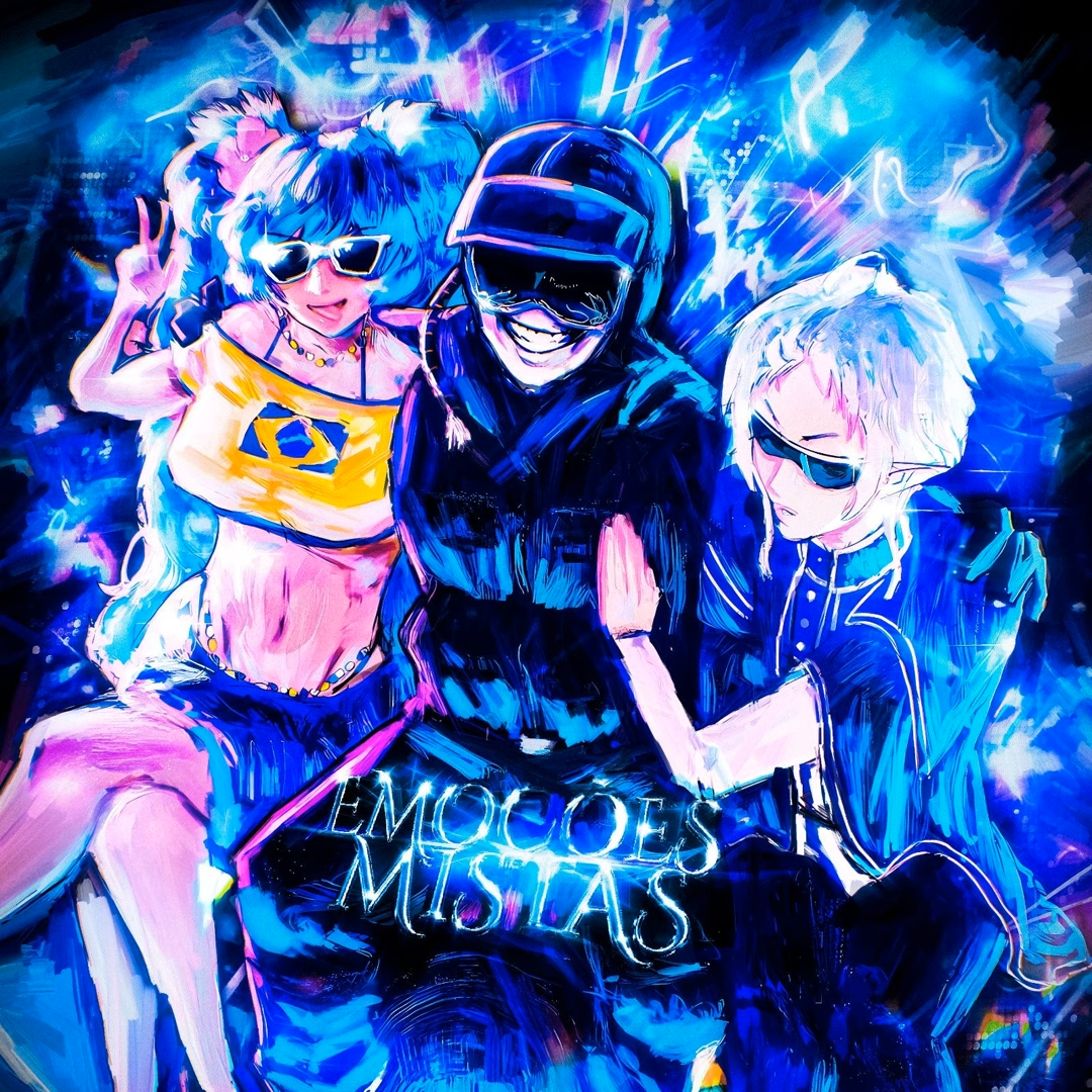 Scythermane, DJ FLORA, Nxxkz, & Mxng0 — EMOÇÕES MISTAS cover artwork