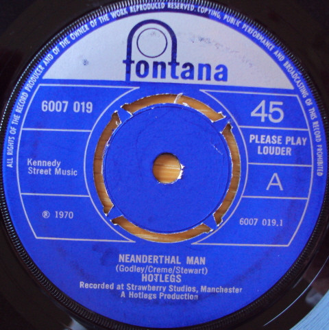 Hotlegs — Neanderthal Man cover artwork