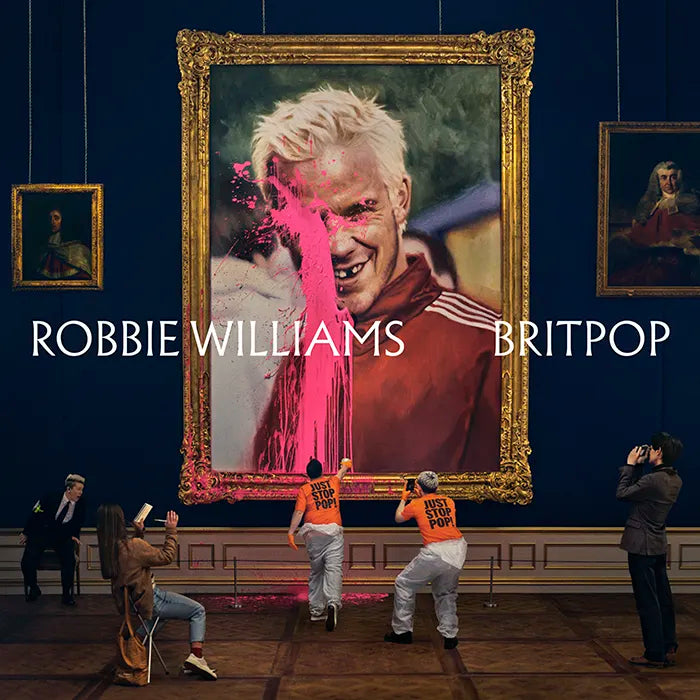 Robbie Williams BRITPOP cover artwork