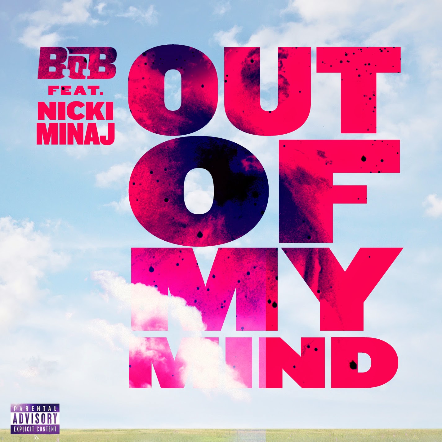 B.o.B featuring Nicki Minaj — Out of My Mind cover artwork