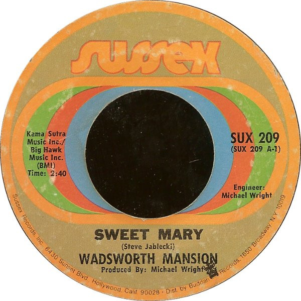 Wadsworth Mansion — Sweet Mary cover artwork
