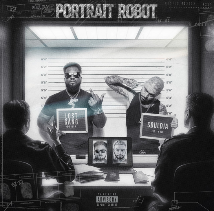 Souldia & Loud Portrait robot cover artwork