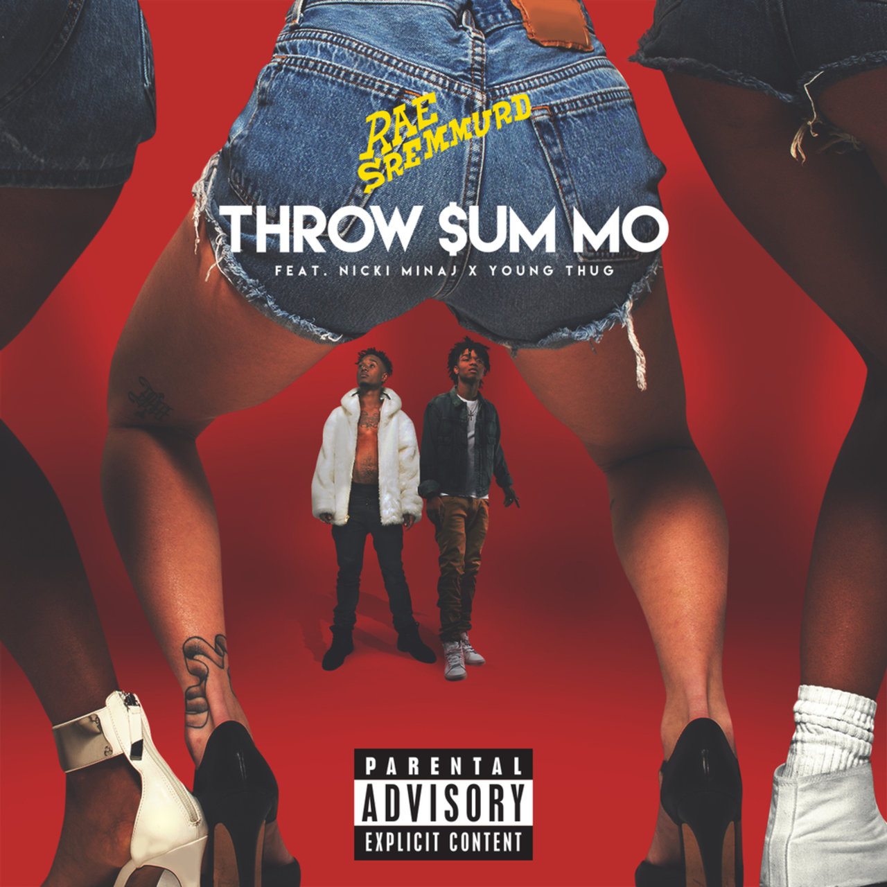 Rae Sremmurd featuring Nicki Minaj & Young Thug — Throw Sum Mo cover artwork