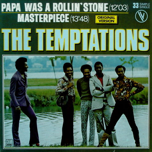 The Temptations — Papa Was a Rollin&#039; Stone cover artwork