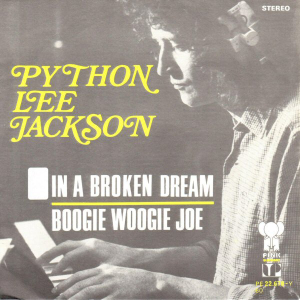 Python Lee Jackson featuring Rod Stewart — In a Broken Dream cover artwork