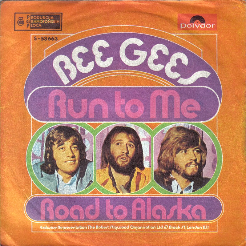 Bee Gees — Run to Me cover artwork