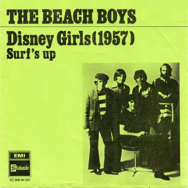 The Beach Boys — Disney Girls (1957) cover artwork