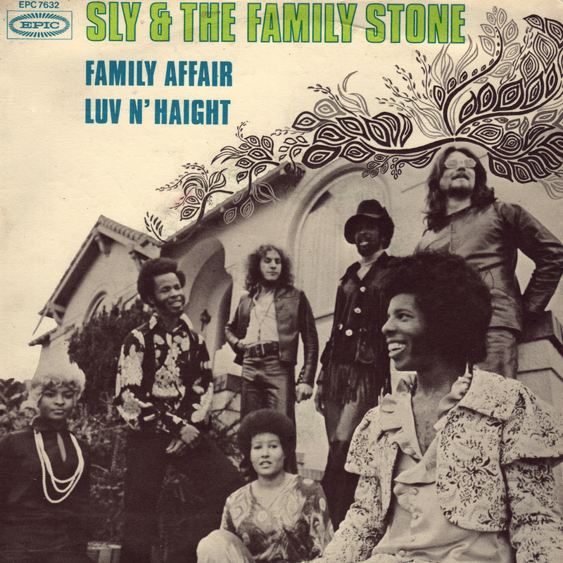 Sly &amp; The Family Stone — Family Affair cover artwork