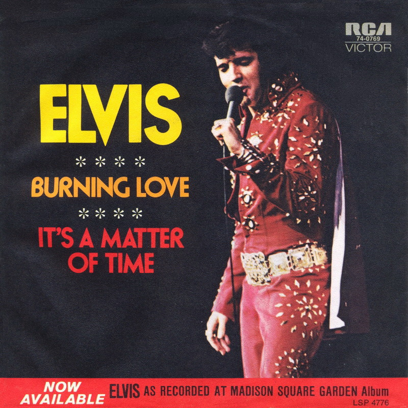 Elvis Presley — Burning Love cover artwork