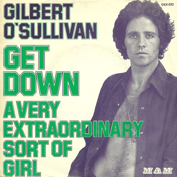 Gilbert O&#039;Sullivan — Get Down cover artwork