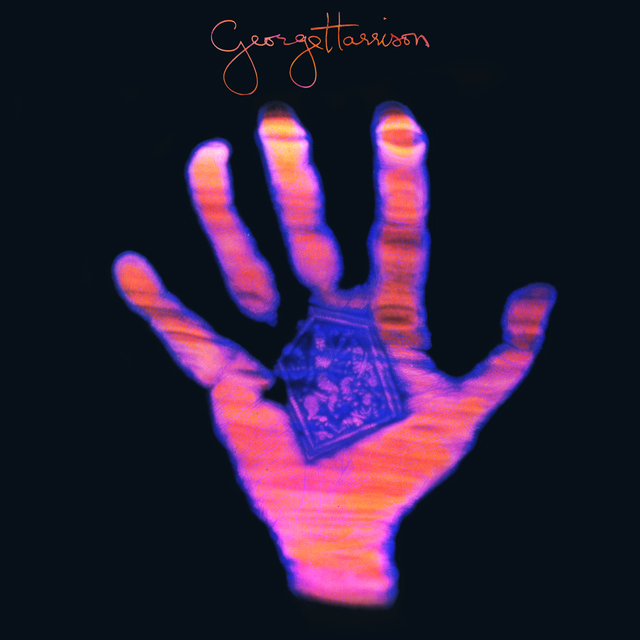 George Harrison Living in the Material World cover artwork