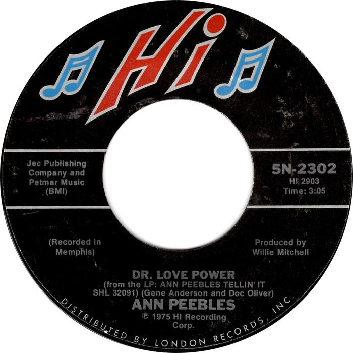 Ann Peebles — Dr. Love Power cover artwork