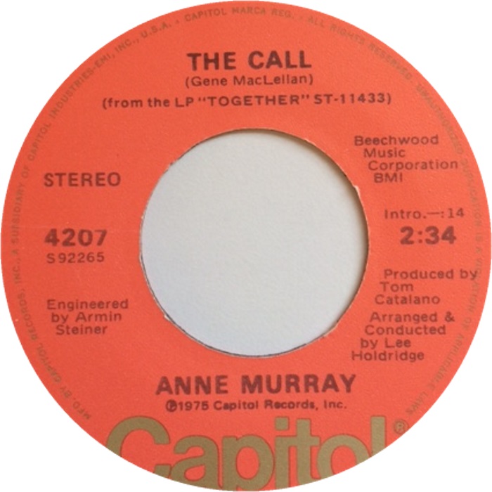 Anne Murray — The Call cover artwork