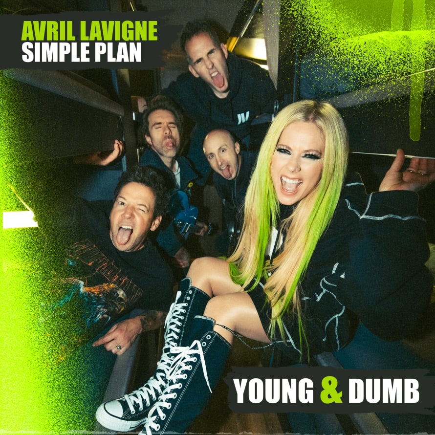 Avril Lavigne featuring Simple Plan — Young &amp; Dumb cover artwork