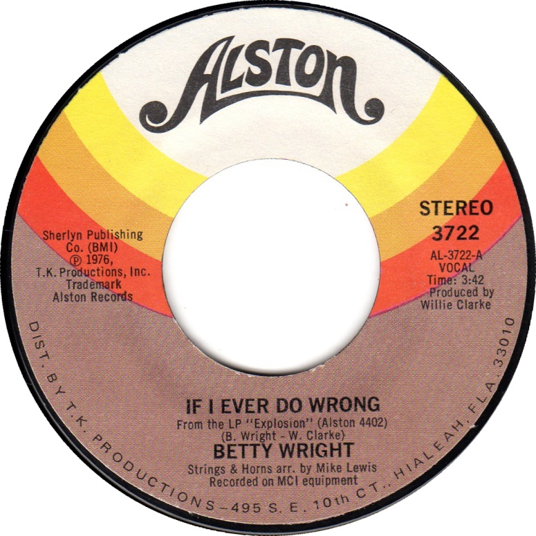 Betty Wright — If I Ever Do Wrong cover artwork