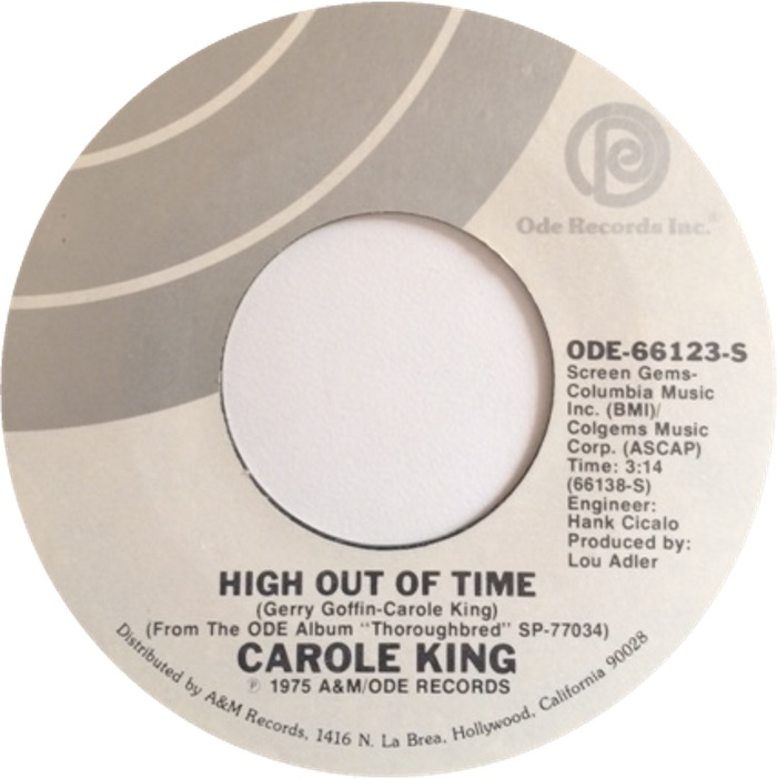 Carole King — High Out of Time cover artwork