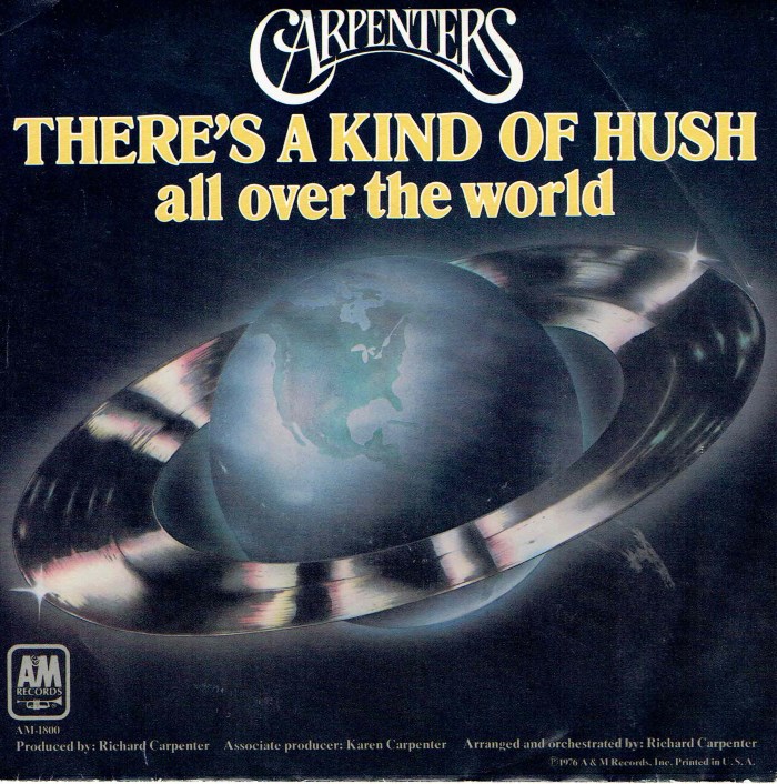 Carpenters — There&#039;s a Kind of Hush cover artwork