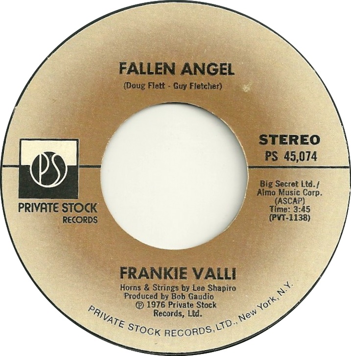 Frankie Valli — Fallen Angel cover artwork