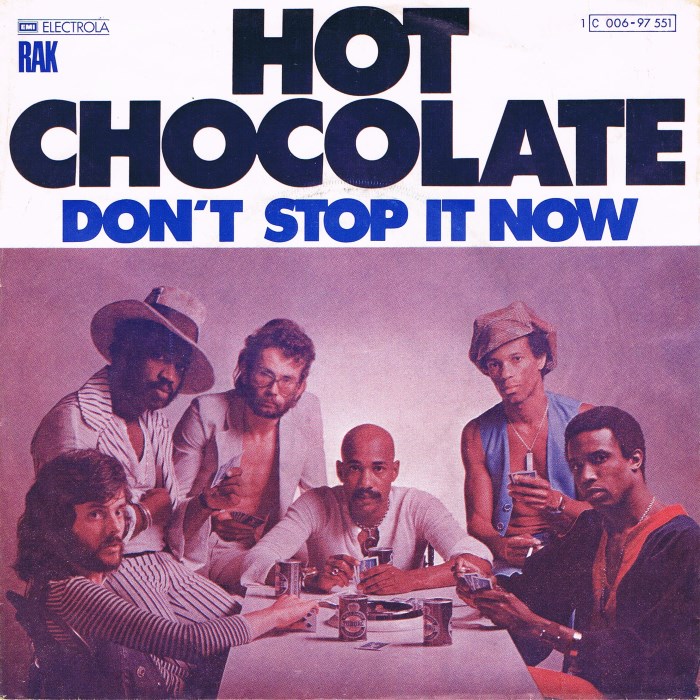 Hot Chocolate — Don&#039;t Stop It Now cover artwork